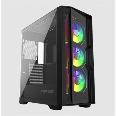 keep-out-gaming Gehäuse Keep Out Gaming KO XC-500 Schwarz ATX E-ATX Micro ATX Mini-ITX keep-out-gaming Gehäuse Keep Out Gaming KO XC-500 Schwarz ATX E-ATX Micro ATX Mini-ITX