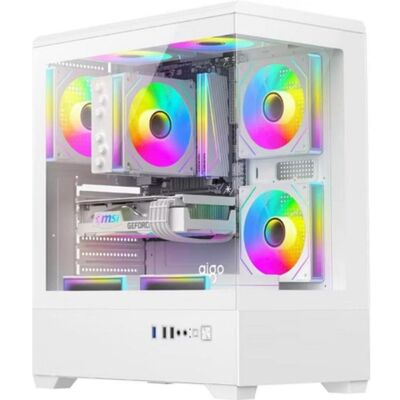 PC-Gehäuse Darkflash C365 Midi Tower Weiß mit 5 Lüftern PC-Gehäuse Darkflash C365 Midi Tower Weiß mit 5 Lüftern