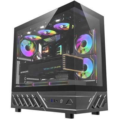 PC-Gehäuse DarkFlash DS950 Schwarz + 6 Lüfter ATX/M-ATX/ITX PC-Gehäuse DarkFlash DS950 Schwarz + 6 Lüfter ATX/M-ATX/ITX