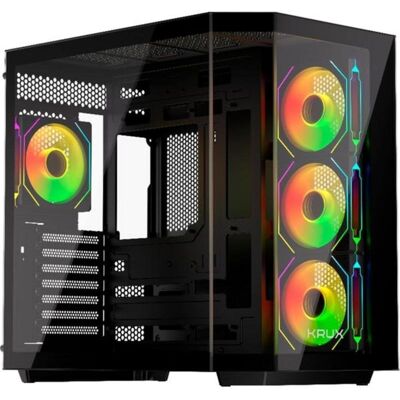 PC-Gehäuse Krux Empero Midi ATX Glas RGB PC-Gehäuse Krux Empero Midi ATX Glas RGB