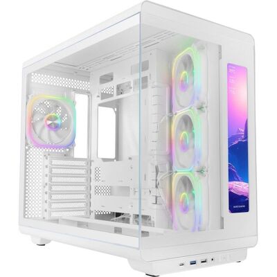 mars-gaming PC-Gehäuse Mars Gaming MC-REVMAX 11,8" IPS-Panoramabildschirm Weiß mars-gaming PC-Gehäuse Mars Gaming MC-REVMAX 11,8" IPS-Panoramabildschirm Weiß