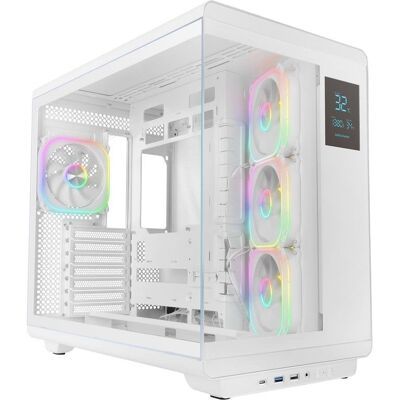 mars-gaming PC-Gehäuse Mars Gaming MC-REVPROW ATX LCD 4,3" ARGB Weiß mars-gaming PC-Gehäuse Mars Gaming MC-REVPROW ATX LCD 4,3" ARGB Weiß