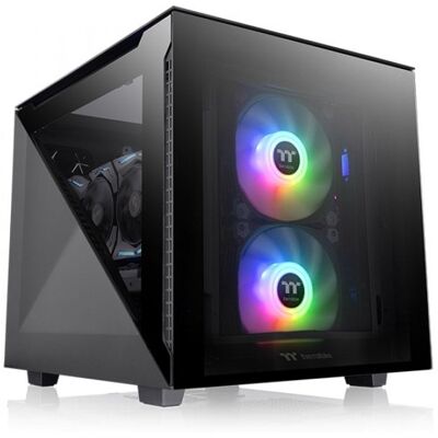 Thermaltake Divider 200 TG Micro-Gehäuse aus gehärtetem Glas, USB 3.0 Thermaltake Divider 200 TG Micro-Gehäuse aus gehärtetem Glas, USB 3.0