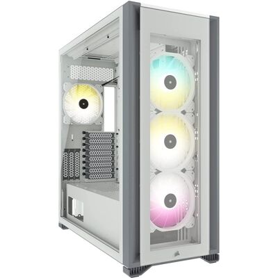 Corsair iCUE 7000X RGB gehärtetes Glas USB 3.0 Weiß Corsair iCUE 7000X RGB gehärtetes Glas USB 3.0 Weiß