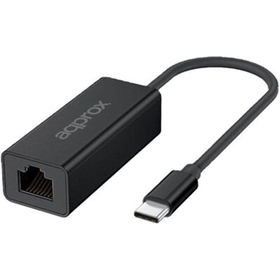Netzwerkadapter Approx APPC57 USB-C 2.5G RJ-45 Aluminium Schwarz Netzwerkadapter Approx APPC57 USB-C 2.5G RJ-45 Aluminium Schwarz