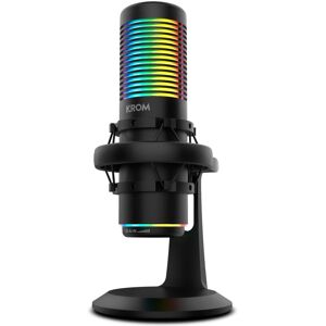 Krom Kaze RGB-Streaming-Kondensatormikrofon Schwarz Krom Kaze RGB-Streaming-Kondensatormikrofon Schwarz