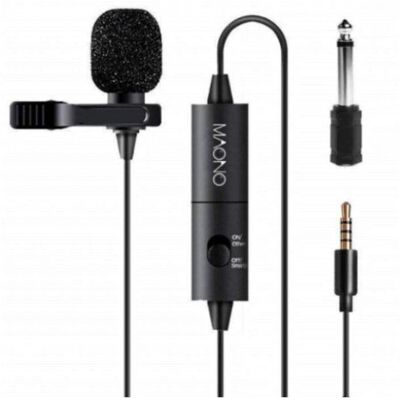 Mikrofon Maono AU-100 omnidirektional Clip-on mit 3,5 mm Kabel und Batterie Mikrofon Maono AU-100 omnidirektional Clip-on mit 3,5 mm Kabel und Batterie