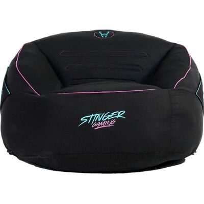 Woxter Stinger Gaming Puff Gamer Memory Foam Schwarz und Blau Woxter Stinger Gaming Puff Gamer Memory Foam Schwarz und Blau