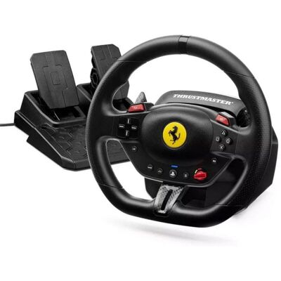 Lenkrad Thrustmaster T98 Ferrari 296 GTB Bungee Cord 240 Grad Rotation PS5 PS4 PC Lenkrad Thrustmaster T98 Ferrari 296 GTB Bungee Cord 240 Grad Rotation PS5 PS4 PC