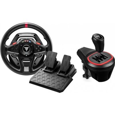 Lenkrad Thrustmaster T128 PS5/PS4/PC mit TH8S Schalthebel und Magnetpedalen Lenkrad Thrustmaster T128 PS5/PS4/PC mit TH8S Schalthebel und Magnetpedalen