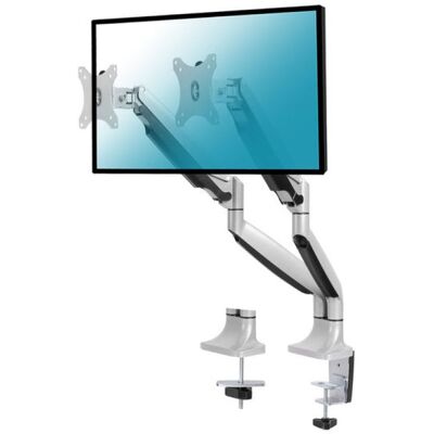Kimex Vollbewegliche Tischhalterung für 2 Monitore 13"-32" VESA 100x100 Max. 18 kg Kimex Vollbewegliche Tischhalterung für 2 Monitore 13"-32" VESA 100x100 Max. 18 kg