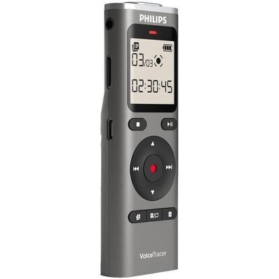 Philips DVT1170 Digitaler Audio Recorder 8 GB 360° Mikrofon USB Philips DVT1170 Digitaler Audio Recorder 8 GB 360° Mikrofon USB