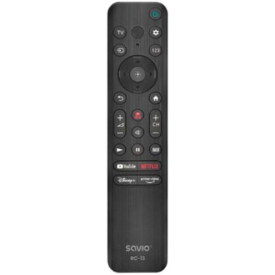 Savio RC-13 TV-Fernbedienung, kompatibel mit Sony Smart TV Savio RC-13 TV-Fernbedienung, kompatibel mit Sony Smart TV