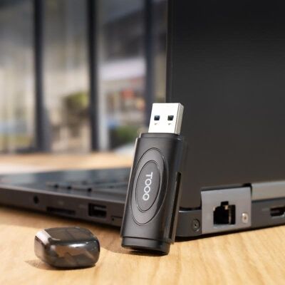 Kartenleser TooQ TQR-3002B USB 3.0 2 in 1 SD TF Kompakt Schwarz Kartenleser TooQ TQR-3002B USB 3.0 2 in 1 SD TF Kompakt Schwarz