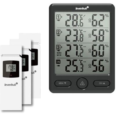 Wetterstation Levenhuk Wezzer Plus LP20 mit 3 Kabellosen Sensoren Wetterstation Levenhuk Wezzer Plus LP20 mit 3 Kabellosen Sensoren