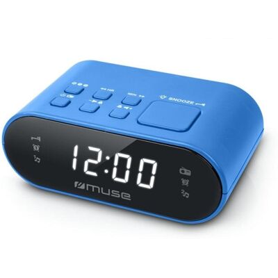 Wecker Digital MUSE M-10 BL Oval Blau mit FM-Radio Wecker Digital MUSE M-10 BL Oval Blau mit FM-Radio