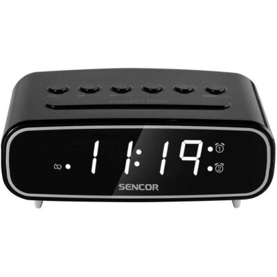 Wecker Radio Sencor SRC 2600 B PLL Doppellautsprecher LED-Einstellbar Wecker Radio Sencor SRC 2600 B PLL Doppellautsprecher LED-Einstellbar