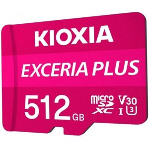 Kioxia Exceria Plus MicroSDXC 512 GB UHS-I V30 Klasse 10 + SD-Adapter Kioxia Exceria Plus MicroSDXC 512 GB UHS-I V30 Klasse 10 + SD-Adapter