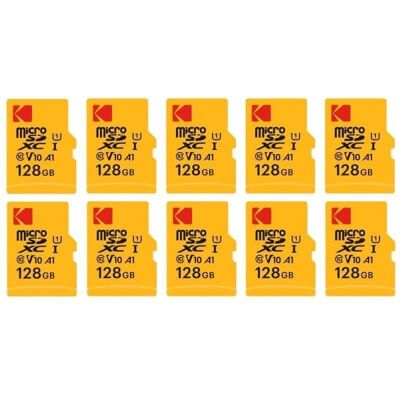 Speicherkarte Kodak Micro SDXC 128GB mit SD-Adapter 10er Pack Speicherkarte Kodak Micro SDXC 128GB mit SD-Adapter 10er Pack
