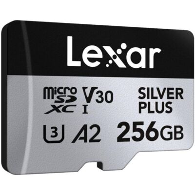 MicroSD Lexar Professional SILVER PLUS 256GB Class 3 UHS-I 205MB/s MicroSD MicroSD Lexar Professional SILVER PLUS 256GB Class 3 UHS-I 205MB/s MicroSD