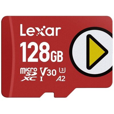 MicroSDXC Lexar 128 GB UHS-I U3 V30 A2 Rot 205 MB/s 140 MB/s MicroSDXC Lexar 128 GB UHS-I U3 V30 A2 Rot 205 MB/s 140 MB/s