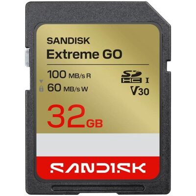 Speicherkarte SanDisk Extreme GO 32GB UHS-I 100MB/s V30 U3 Speicherkarte SanDisk Extreme GO 32GB UHS-I 100MB/s V30 U3