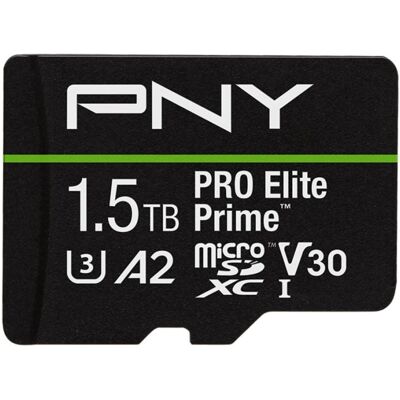 MicroSD-Karte PNY PRO Elite Prime 1,5 TB Klasse 10 UHS-I U3 V30 A2 MicroSD-Karte PNY PRO Elite Prime 1,5 TB Klasse 10 UHS-I U3 V30 A2