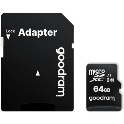 MicroSD-Karte GoodRam M1AA 64GB Klasse 10 UHS-I 100MB/s MicroSD-Karte GoodRam M1AA 64GB Klasse 10 UHS-I 100MB/s