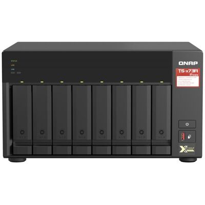 QNAP TS-873A NAS Tower Ryzen Embedded V1500B 8 GB DDR4 0 TB QNAP Turbo System Schwarz QNAP TS-873A NAS Tower Ryzen Embedded V1500B 8 GB DDR4 0 TB QNAP Turbo System Schwarz