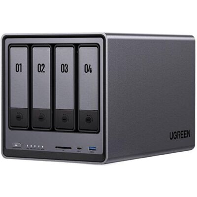 NAS 4-Bay Ugreen Intel N100 16GB DDR5 2.5GbE ohne Festplatten NAS 4-Bay Ugreen Intel N100 16GB DDR5 2.5GbE ohne Festplatten