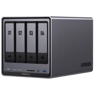 NAS 4-Bay Ugreen DXP4800 Plus Intel 8505 16GB DDR5 10GbE M.2 NVMe NAS 4-Bay Ugreen DXP4800 Plus Intel 8505 16GB DDR5 10GbE M.2 NVMe