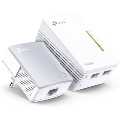 TP-Link AV600 600 Mbit/s Ethernet/LAN Weiß 1 Stück(e) TP-Link AV600 600 Mbit/s Ethernet/LAN Weiß 1 Stück(e)