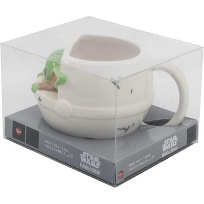 stor 3D Tasse Grogu Wiege Star Wars The Mandalorian Keramik 400 ml stor 3D Tasse Grogu Wiege Star Wars The Mandalorian Keramik 400 ml