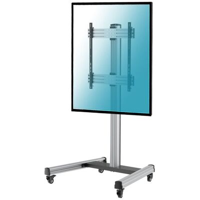 Kimex Mobiler Bodenständer für Fernseher von 60" bis 100" (vertikal), VESA 800x600, max. 150 kg Kimex Mobiler Bodenständer für Fernseher von 60" bis 100" (vertikal), VESA 800x600, max. 150 kg
