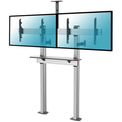 Kimex Videokonferenzhalterung für 2 TV-Bildschirme 45"-55", Schraubbefestigung, VESA 600x400, max. 50 kg Kimex Videokonferenzhalterung für 2 TV-Bildschirme 45"-55", Schraubbefestigung, VESA 600x400, max. 50 kg