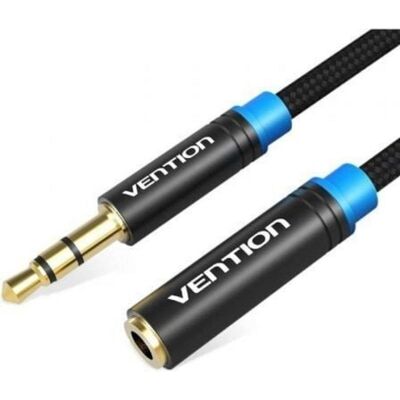 Audio-Kabel Vention VAB-B06-B200-M 3,5mm Männlich-Weiblich 2m Vergoldet Audio-Kabel Vention VAB-B06-B200-M 3,5mm Männlich-Weiblich 2m Vergoldet
