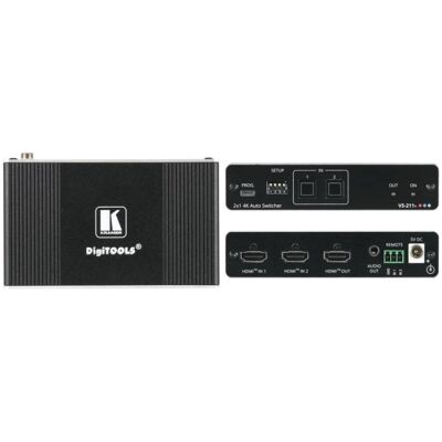 Videocommutator Kramer VS-211X HDMI 2.0 4K Aluminium Schwarz Videocommutator Kramer VS-211X HDMI 2.0 4K Aluminium Schwarz