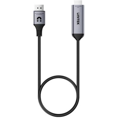 DisplayPort 1.4 zu HDMI 2.1 Kabel Unitek 8K Ultra HD 1,8 m DisplayPort 1.4 zu HDMI 2.1 Kabel Unitek 8K Ultra HD 1,8 m