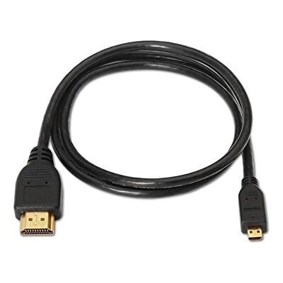 Nanocable Micro HDMI auf HDMI High Speed Kabel Stecker/Stecker 0,8m Nanocable Micro HDMI auf HDMI High Speed Kabel Stecker/Stecker 0,8m