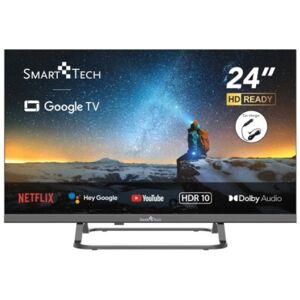 smart-tech TV Smart Tech LED 24HG01VC 24" HD 60Hz Smart TV Google TV Dolby Audio Chromecast smart-tech TV Smart Tech LED 24HG01VC 24" HD 60Hz Smart TV Google TV Dolby Audio Chromecast