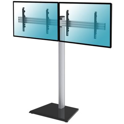 Kimex Bodenständer für 2 Fernseher (50-55 Zoll), Höhe 175 cm, VESA 600x400, max. 50 kg Kimex Bodenständer für 2 Fernseher (50-55 Zoll), Höhe 175 cm, VESA 600x400, max. 50 kg