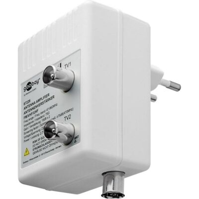 Signalverstärker TV Goobay 67226 IEC 230V 2 Ports Signalverstärker TV Goobay 67226 IEC 230V 2 Ports