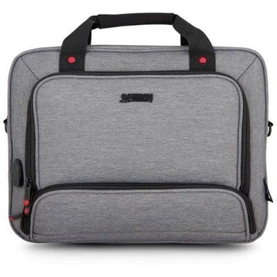 urban-factory Aktentasche Urban Factory Mixee für Laptop 15,6" grau rosa mit USB-Port urban-factory Aktentasche Urban Factory Mixee für Laptop 15,6" grau rosa mit USB-Port
