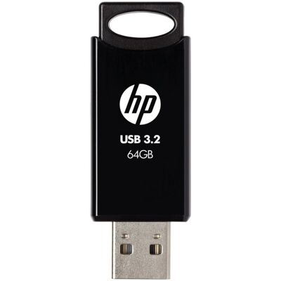 USB-Stick HP 712w 64GB USB 3.2 Gen 1 120MB/s Schwarz USB-Stick HP 712w 64GB USB 3.2 Gen 1 120MB/s Schwarz