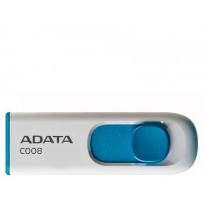 ADATA 32GB C008 USB-Stick USB Typ-A 2.0 Blau, Weiß ADATA 32GB C008 USB-Stick USB Typ-A 2.0 Blau, Weiß