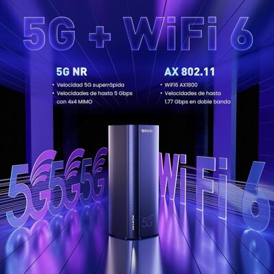 Tenda 5G03 5G-Router WiFi 6 AX1800 Dualband MU-MIMO Tenda 5G03 5G-Router WiFi 6 AX1800 Dualband MU-MIMO