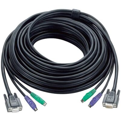 Kabel ATEN 30ft PS/2 10 m Schwarz PS/2 VGA Kompatibel Kabel ATEN 30ft PS/2 10 m Schwarz PS/2 VGA Kompatibel