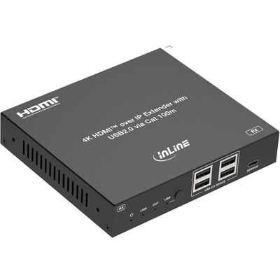 KVM-Verlängerung Aten InLine 57886H HDMI 2.0b 4K60 über IP KVM-Verlängerung Aten InLine 57886H HDMI 2.0b 4K60 über IP