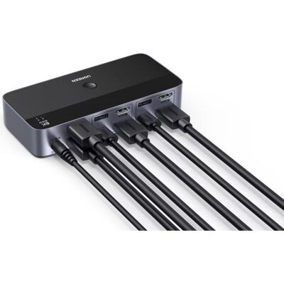 KVM-Switch Ugreen HDMI 2.1 2x2 USB 3.0 & USB-C KVM-Switch Ugreen HDMI 2.1 2x2 USB 3.0 & USB-C