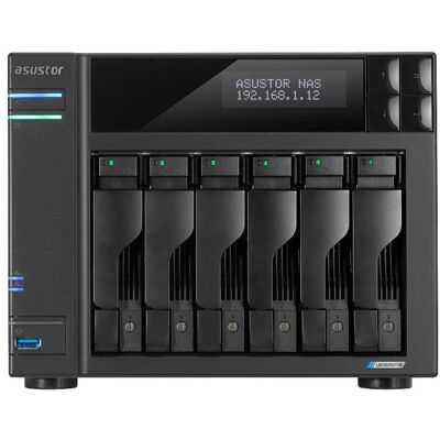 NAS Desktop ASUSTOR 6-Bay Intel Celeron N5105 8GB DDR4 2x 2.5GbE ADM NAS Desktop ASUSTOR 6-Bay Intel Celeron N5105 8GB DDR4 2x 2.5GbE ADM